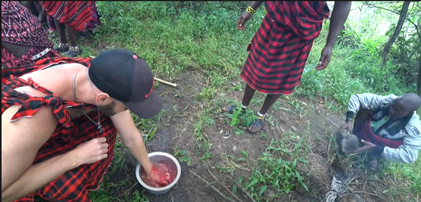 I brewed a rare Maasai goat 🐐 intestine soup | Tanzania 🇹🇿