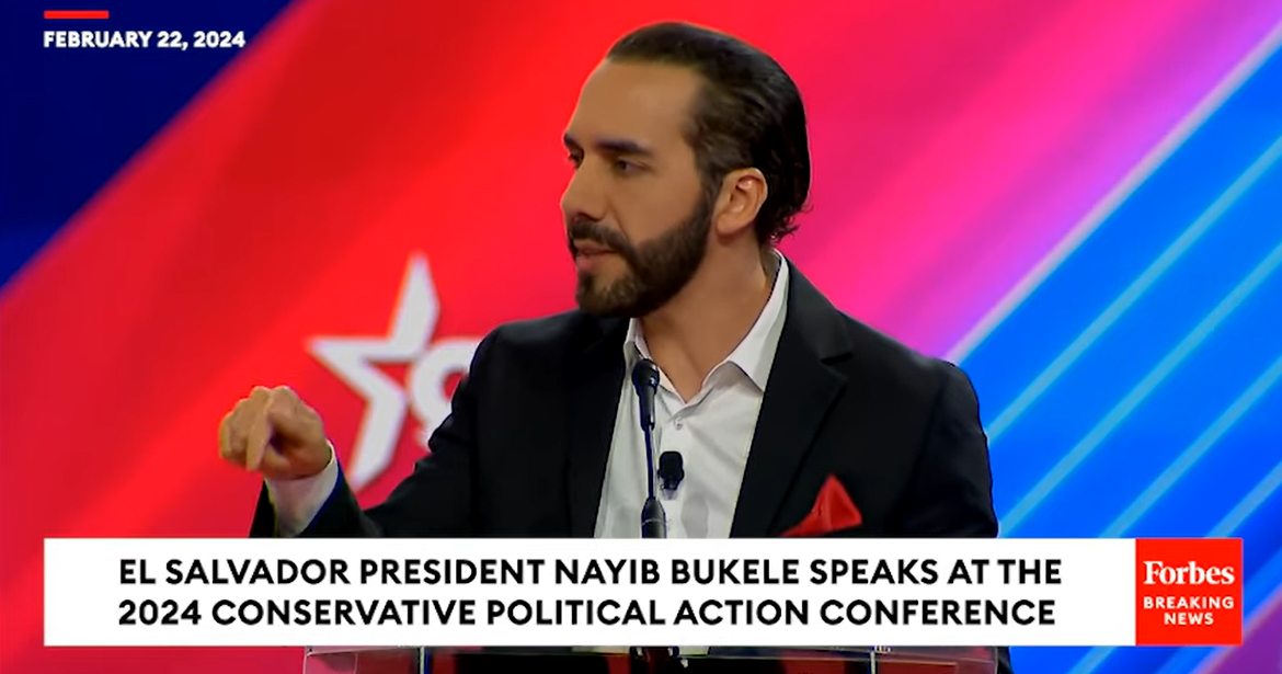 El Salvador Nayib Bukele at CPAC 2024 | Double Standards