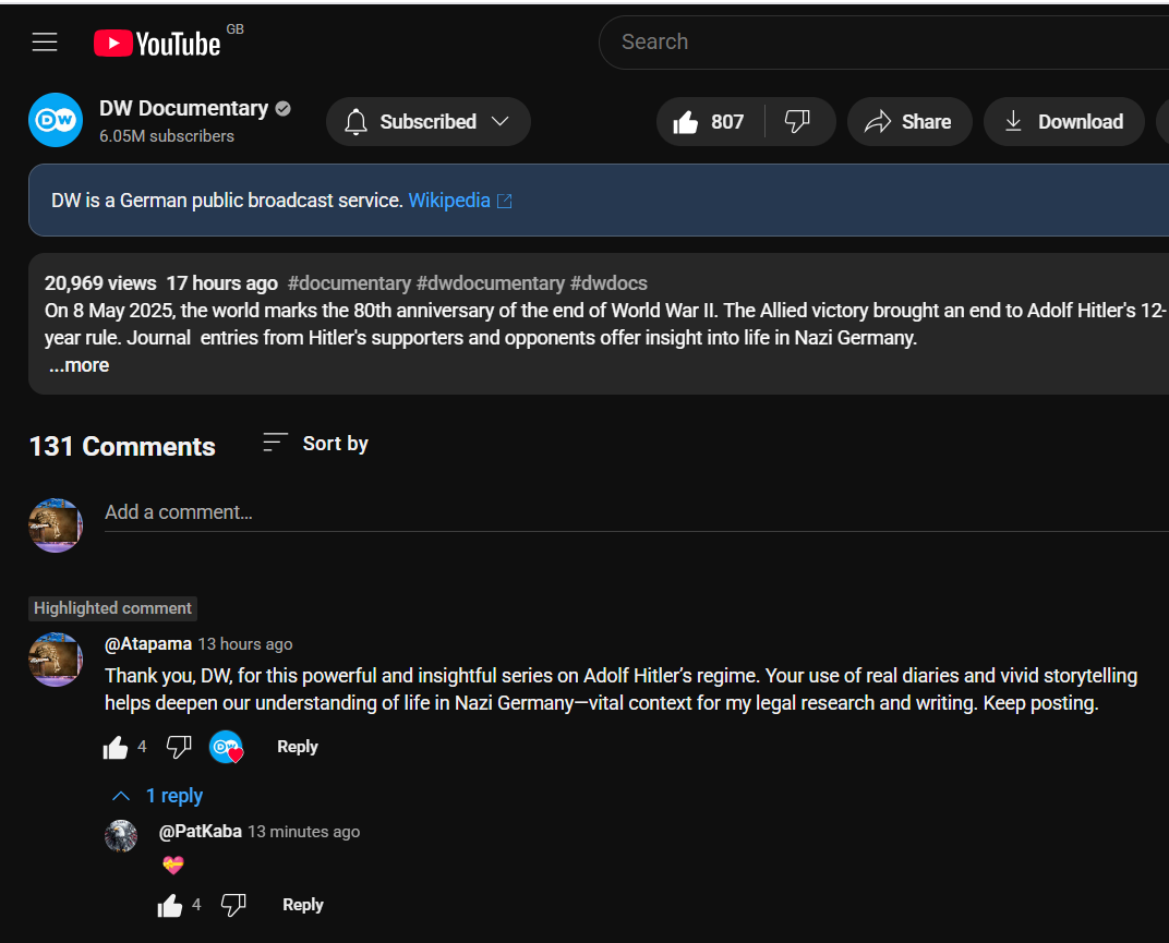 Hitler’s Reich – Diaries of Nazi supporters, opponents and victims (1/4) | DW Documentary
