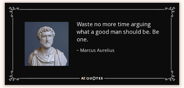 Be the Example, Not the Debate